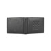 UCB Eagen Men's Leather Global Coin Wallet Black