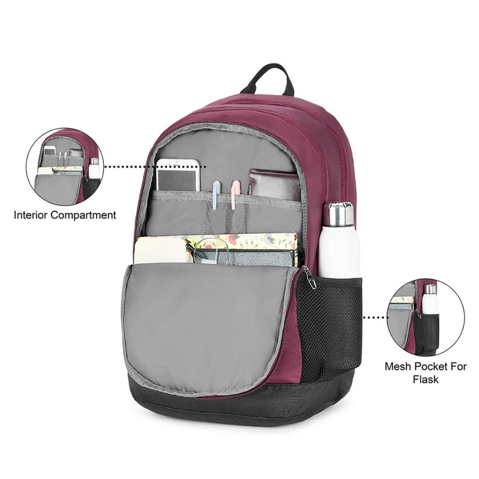 UCB Brenton Laptop Backpack wine