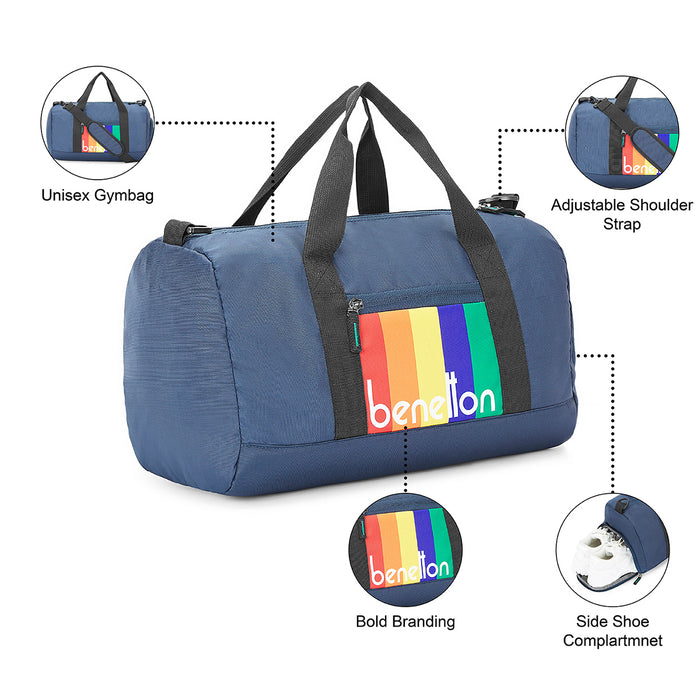 United Colors of Benetton Billiard Gym Bag Navy