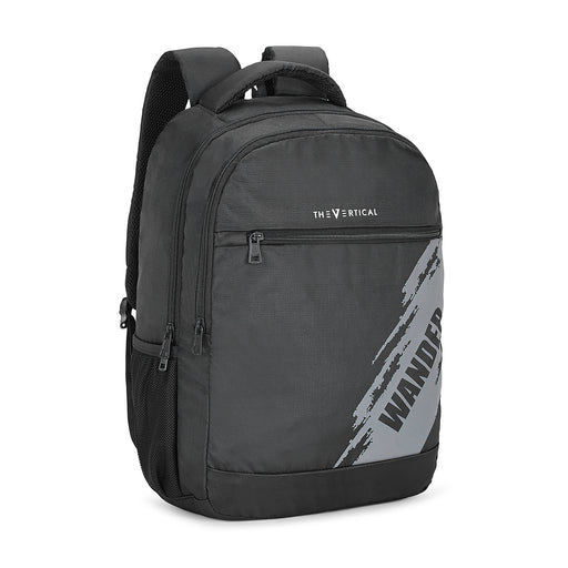 The Vertical Cayden Laptop Backpack Black