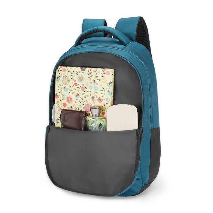 The Vertical Cayden Laptop Backpack teal