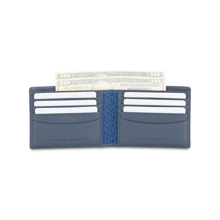 Tommy Hilfiger Drammen Men's Leather Wallet Navy