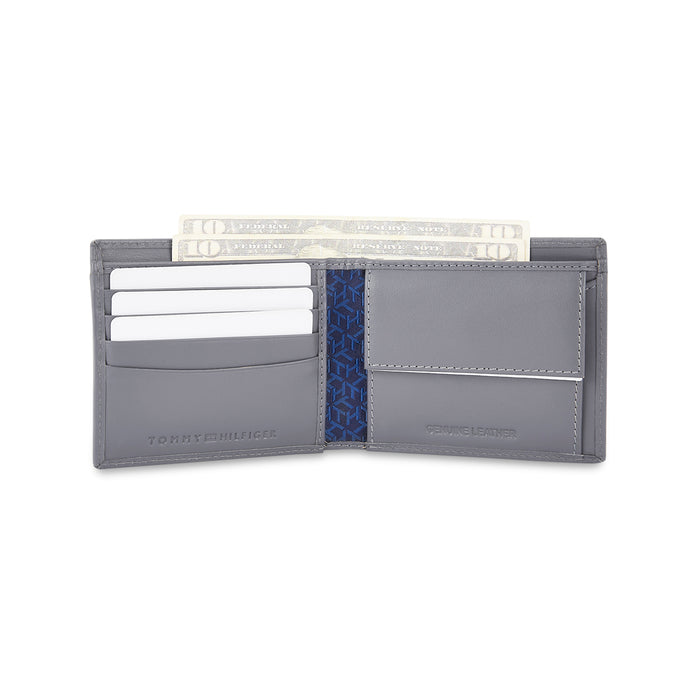 Tommy Hilfiger Drammen Men's Leather Wallet grey