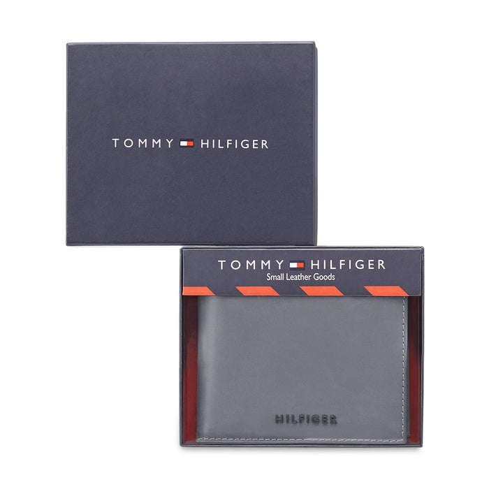 Tommy Hilfiger Drammen Men's Leather Wallet grey