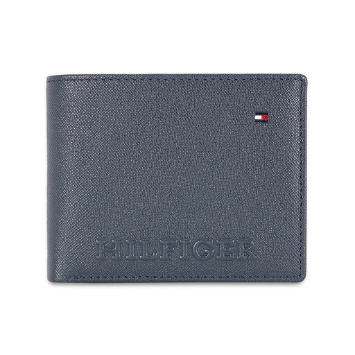 Tommy Hilfiger Harstad Men's Leather Wallet-Navy