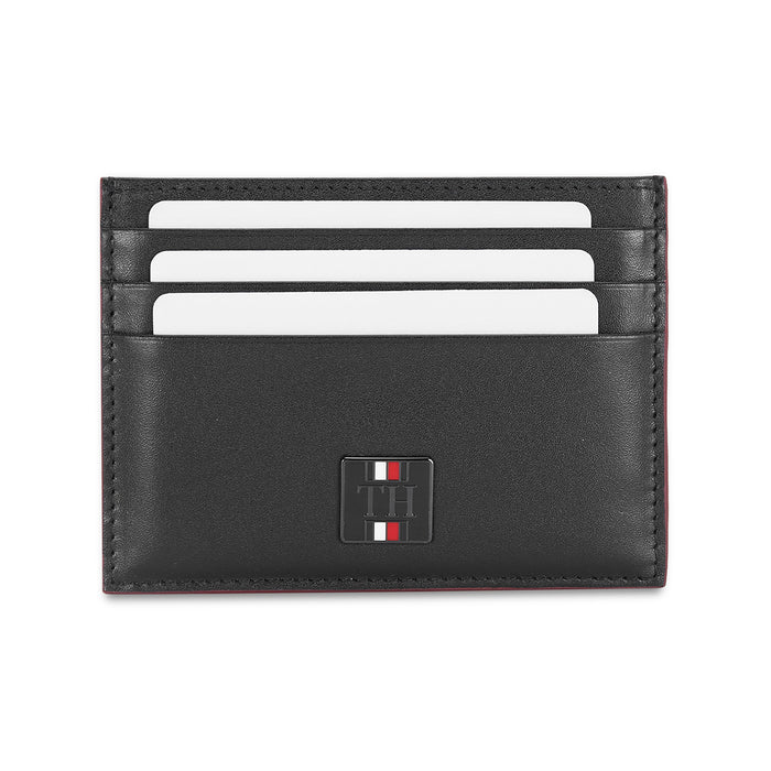 Tommy Hilfiger Calogero Men's Leather Card Holder Black