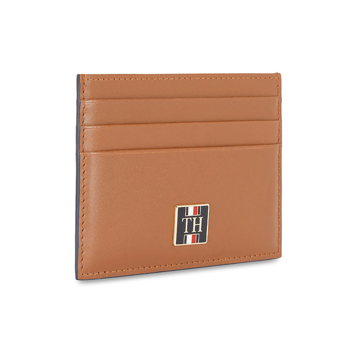 Tommy Hilfiger Calogero Men's Leather Card Holder Tan