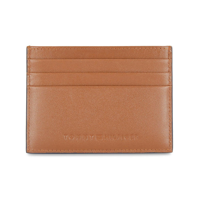 Tommy Hilfiger Calogero Men's Leather Card Holder Tan