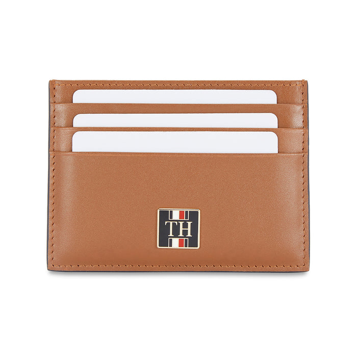 Tommy Hilfiger Calogero Men's Leather Card Holder Tan