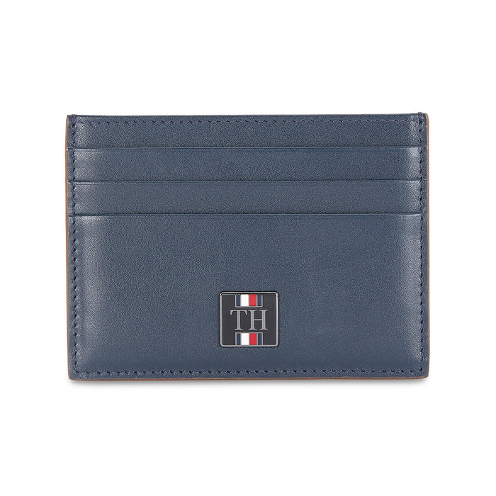 Tommy Hilfiger Calogero Men's Leather Card Holder Navy