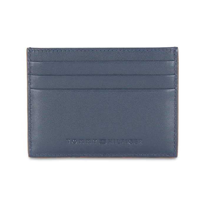 Tommy Hilfiger Calogero Men's Leather Card Holder Navy