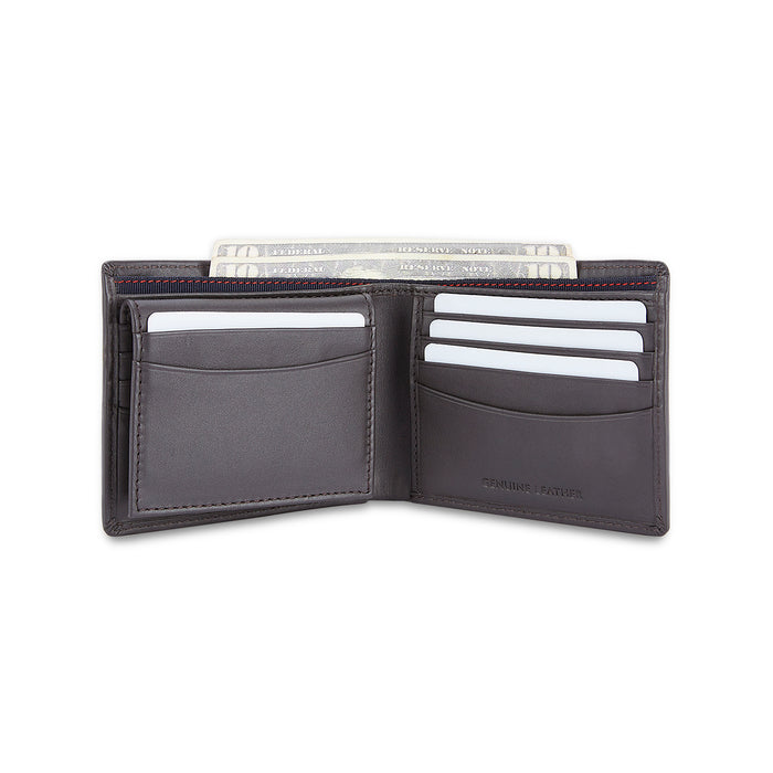 Tommy Hilfiger Miskolc Krefeld Men's Leather Wallet-Brown