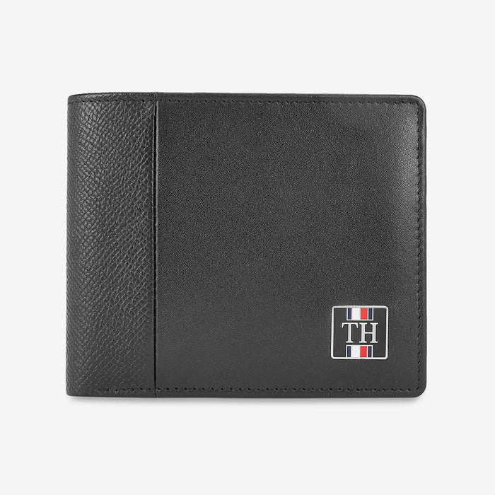 Tommy Hilfiger Bottrop Mens Leather Global Coin Wallet-Black