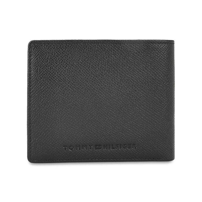 Tommy Hilfiger Bottrop Mens Leather Global Coin Wallet-Black