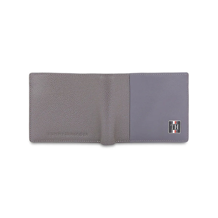 Tommy Hilfiger Bottrop Mens Leather Global Coin Wallet-Grey