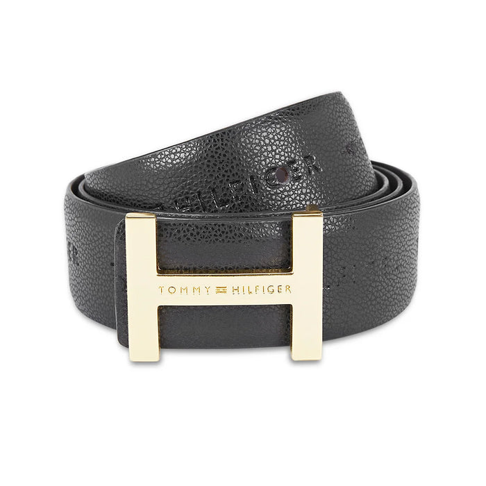 Tommy Hilfiger Avignon Men's Reversible Leather Belt-black