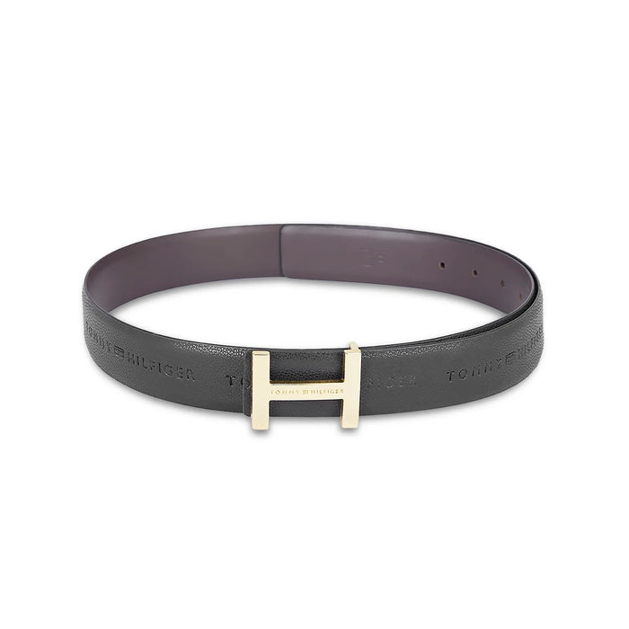 Tommy Hilfiger Avignon Men's Reversible Leather Belt-black