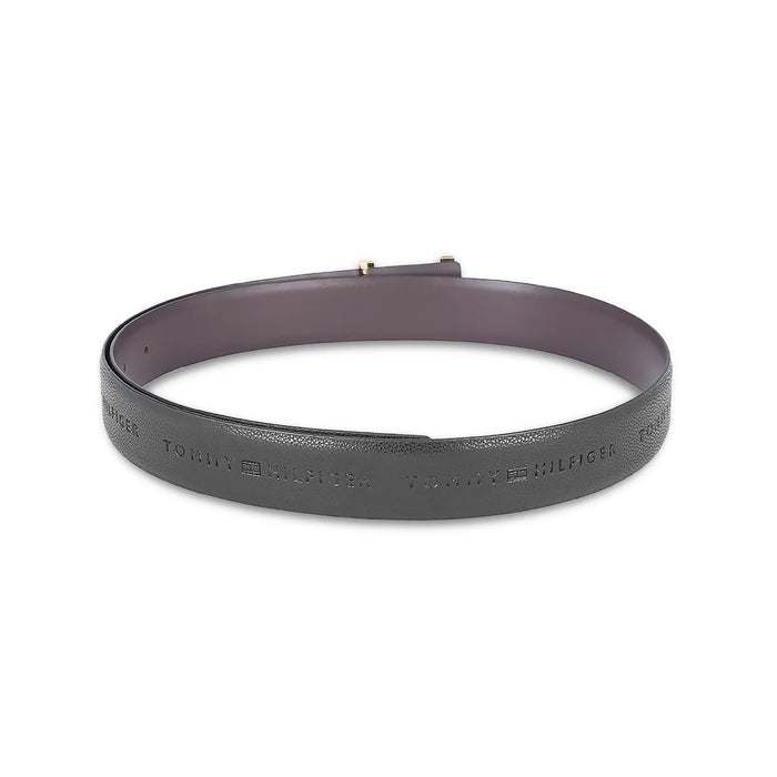 Tommy Hilfiger Avignon Men's Reversible Leather Belt-black