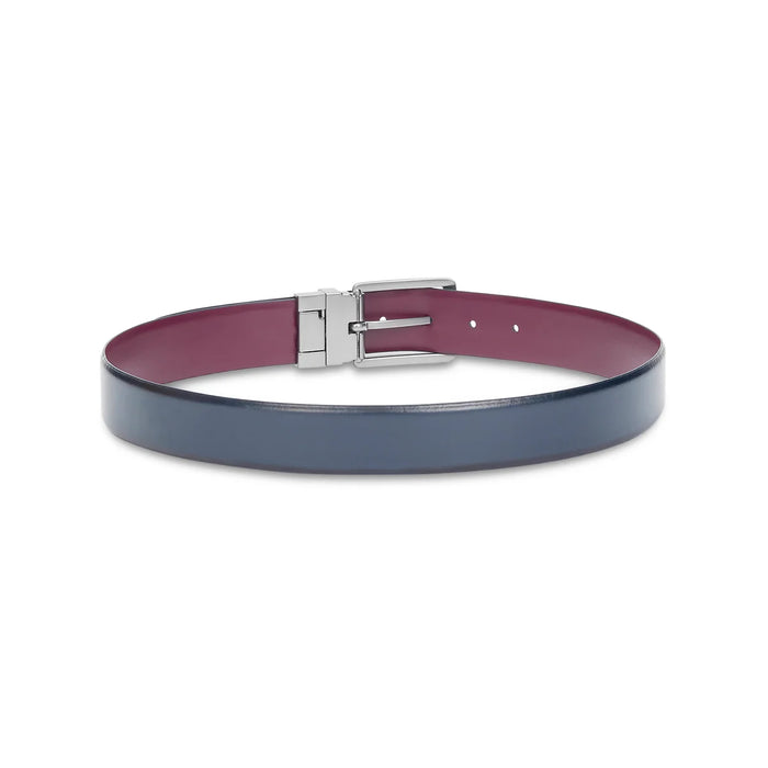 Tommy Hilfiger Aarhus Men's Reversible Leather Belt-Navy