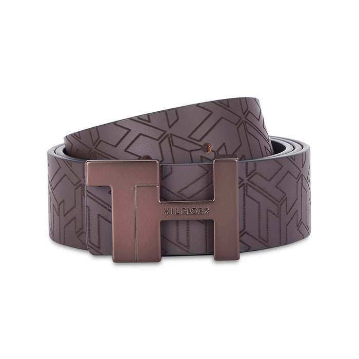 Tommy Hilfiger Sandro Men's Reversible Leather Belt Brown