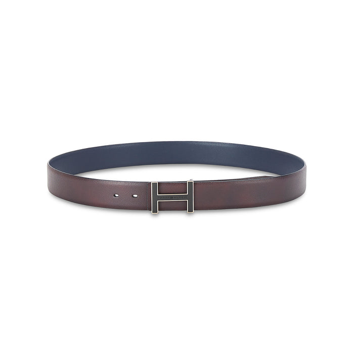 Tommy Hilfiger Randers Men's Reversible Leather Belt-Brown