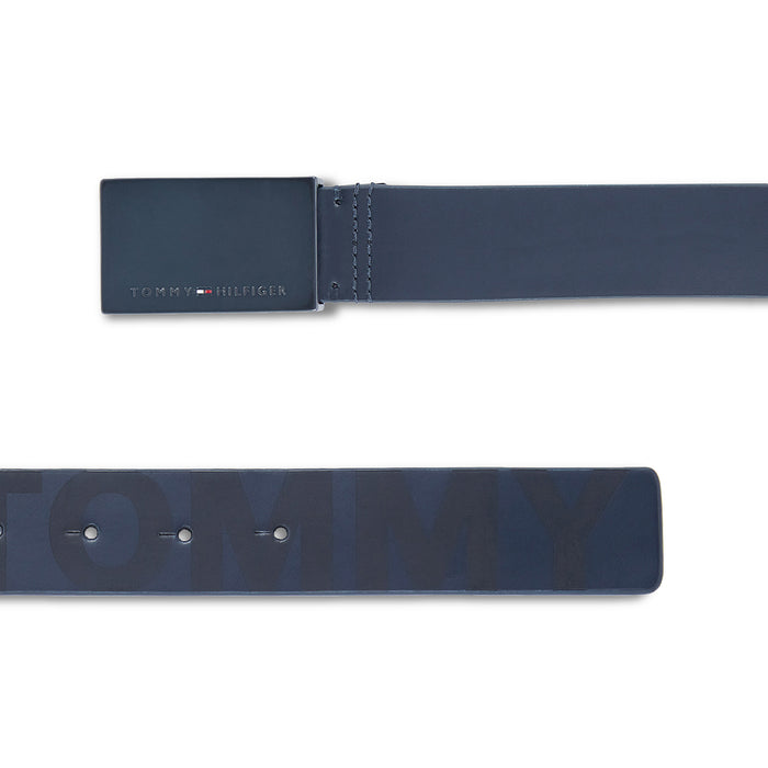 Tommy Hilfiger Herlev Men's Leather Belt Navy