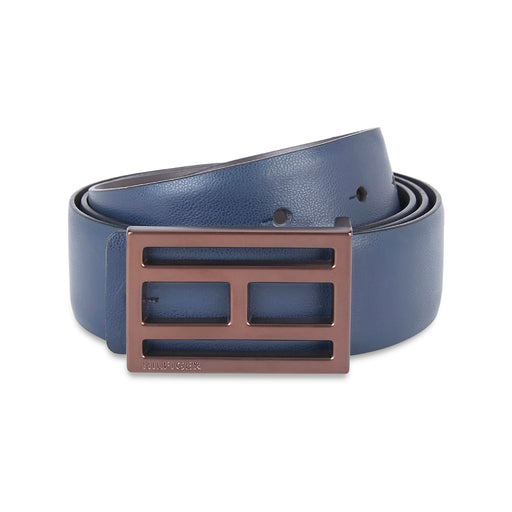 Tommy Hilfiger Leandro Men's Reversible Leather Belt-Navy