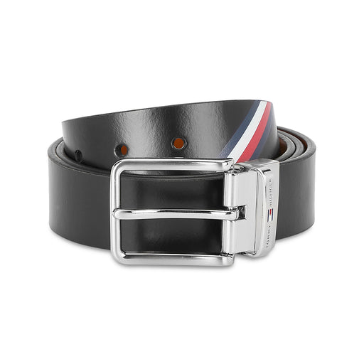 Tommy Hilfiger Benvolio Men's Reversible Leather Belt black 