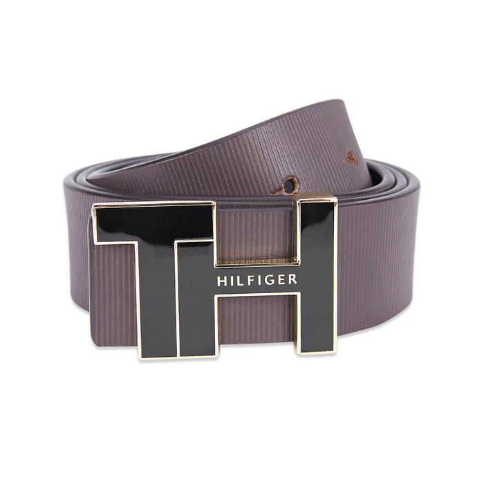 Tommy Hilfiger Struer Men's Reversible Leather Belt-Brown