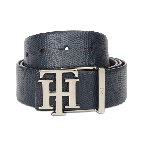 Tommy Hilfiger Farum Men's Reversible Leather Belt Navy