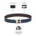 Tommy Hilfiger Skive Men's Reversible Leather Belt Navy