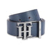 Tommy Hilfiger Hobro Men's Reversible Leather Belt-Navy