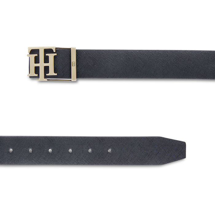 Tommy Hilfiger Hobro Men's Reversible Leather Belt-black