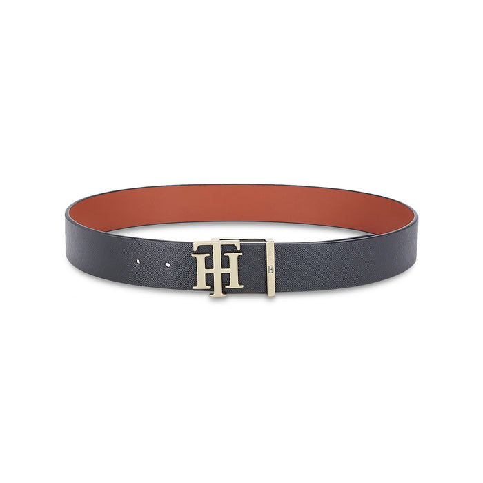 Tommy Hilfiger Hobro Men's Reversible Leather Belt-black