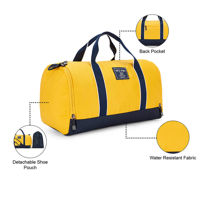 Tommy Hilfiger Garret Unisex Polyester Gym Bag Yellow