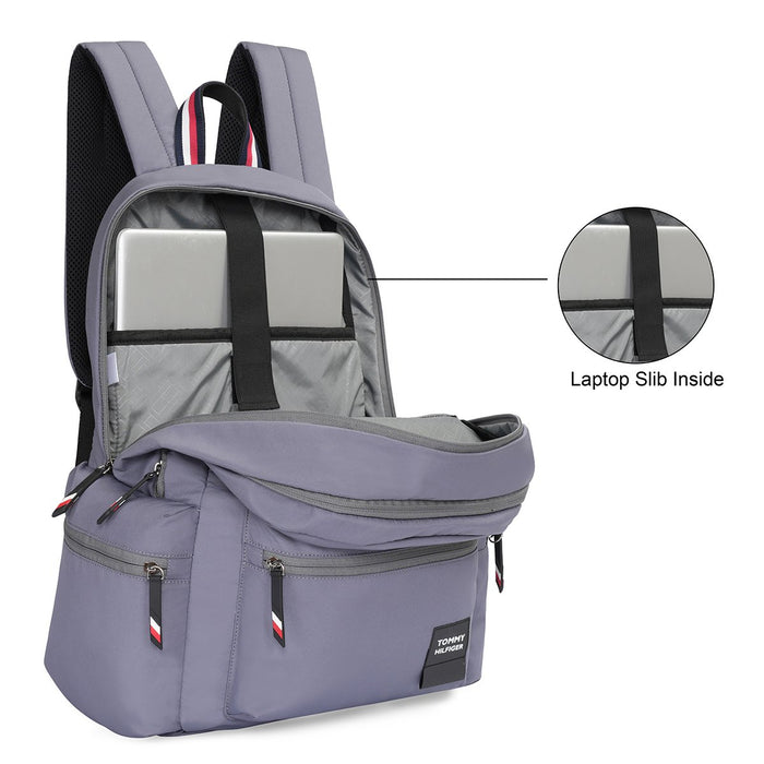 Tommy Hilfiger Cameron Laptop Backpack Granite Grey