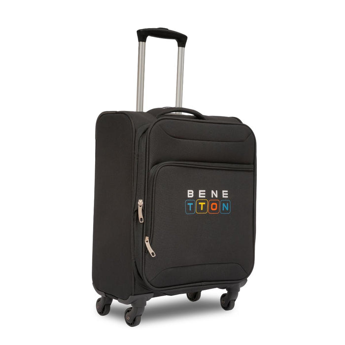 United Colors of Benetton Macau Soft Luggage Black Cabin