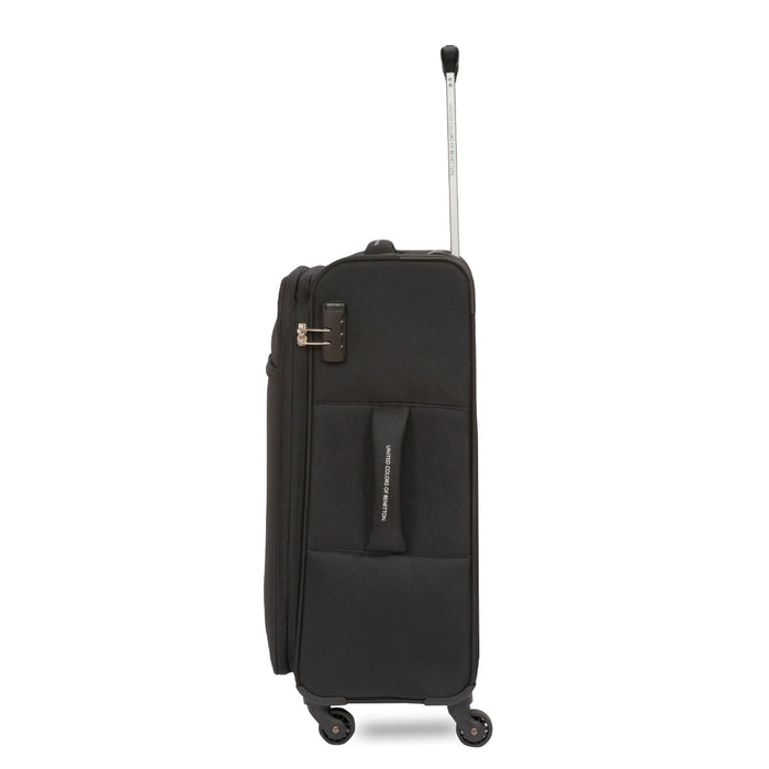 United Colors of Benetton Macau Soft Luggage Black Mid