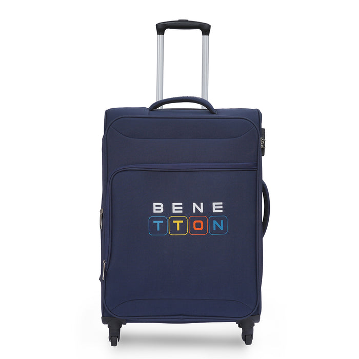 United Colors of Benetton Macau Soft Luggage Navy Mid