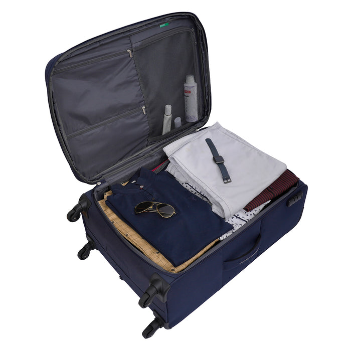 United Colors of Benetton Macau Soft Luggage Navy Cargo