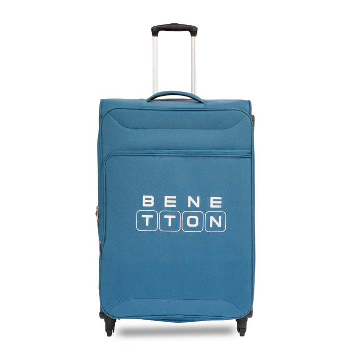 United Colors of Benetton Macau Soft Luggage Teal Blue Cargo