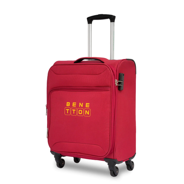 United Colors of Benetton Macau Soft Luggage Red Cabin