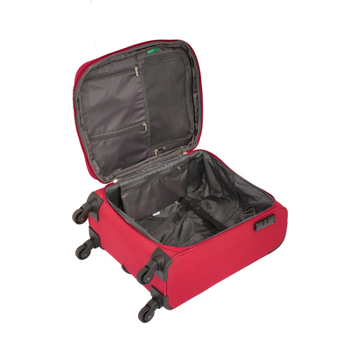 United Colors of Benetton Macau Soft Luggage Red Cabin