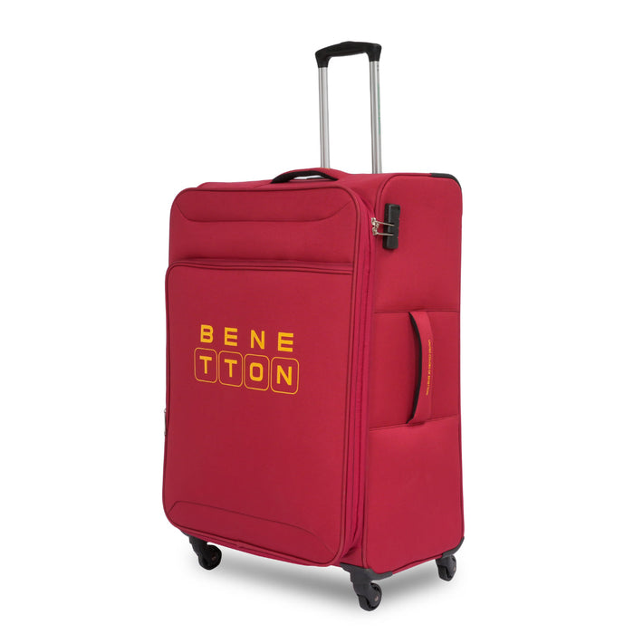 United Colors of Benetton Macau Soft Luggage Red Cargo