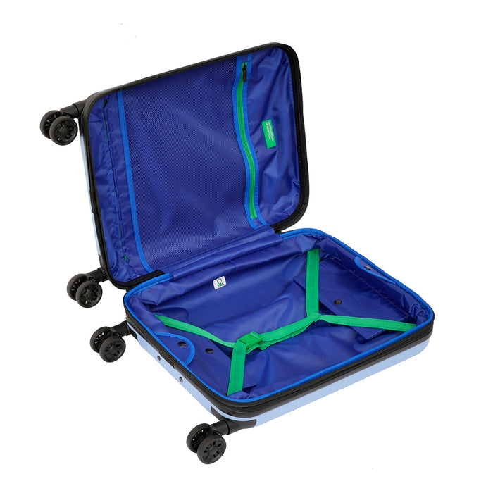 United Colors of Benetton Ryzen Hard Luggage Blue