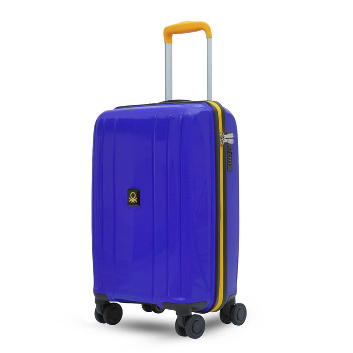 United Colors Of Benetton Wayfarer Hard Luggage Blue