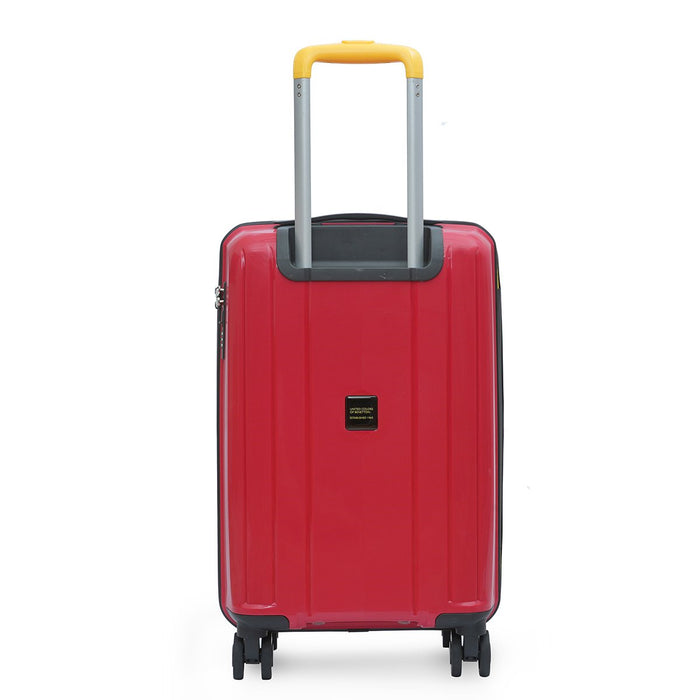 United Colors Of Benetton Wayfarer Hard Luggage Red Cabin