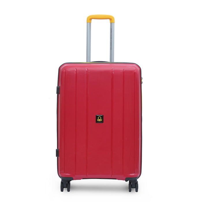 United Colors Of Benetton Wayfarer Hard Luggage red Mid