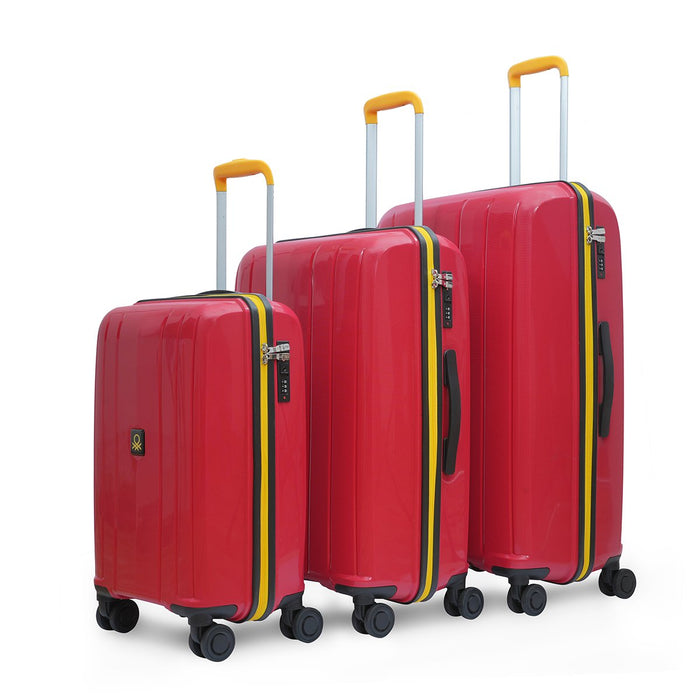 United Colors Of Benetton Wayfarer Hard Luggage red Mid