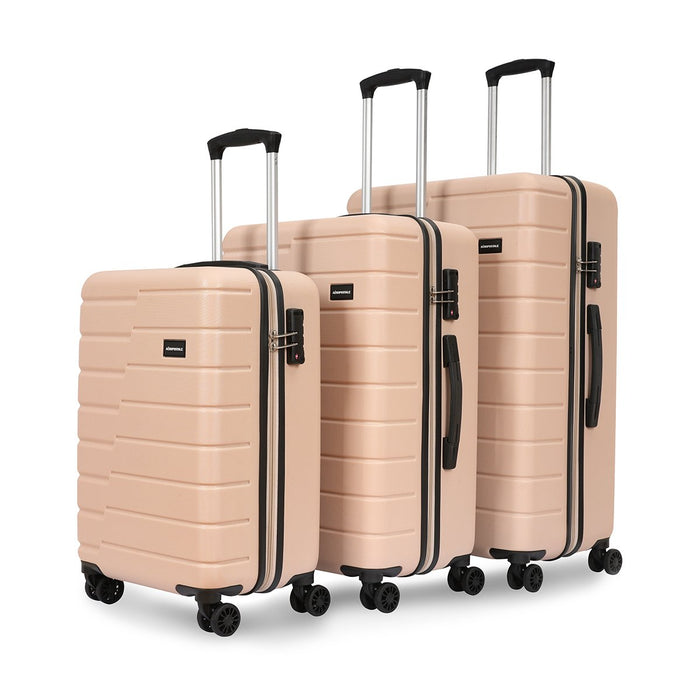 Aeropostale Stout Hard Luggage Beige Cabin